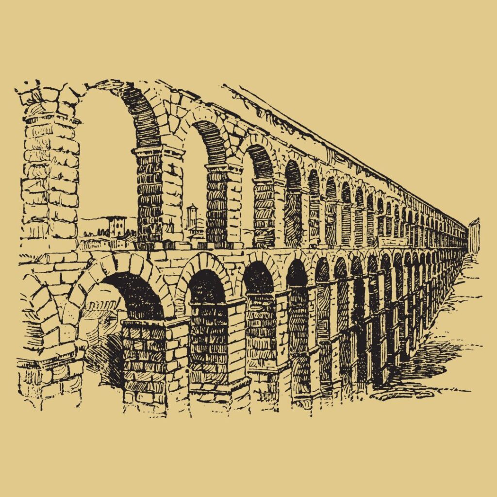 cuadrado Acueductos romanos