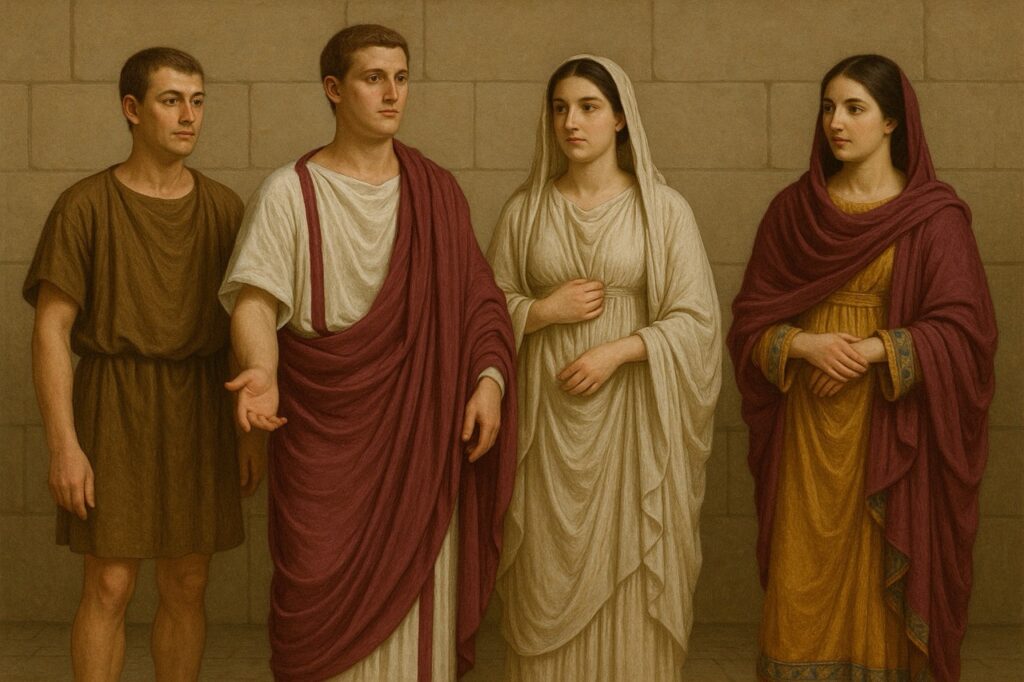 Usos públicos de la vestimenta romana