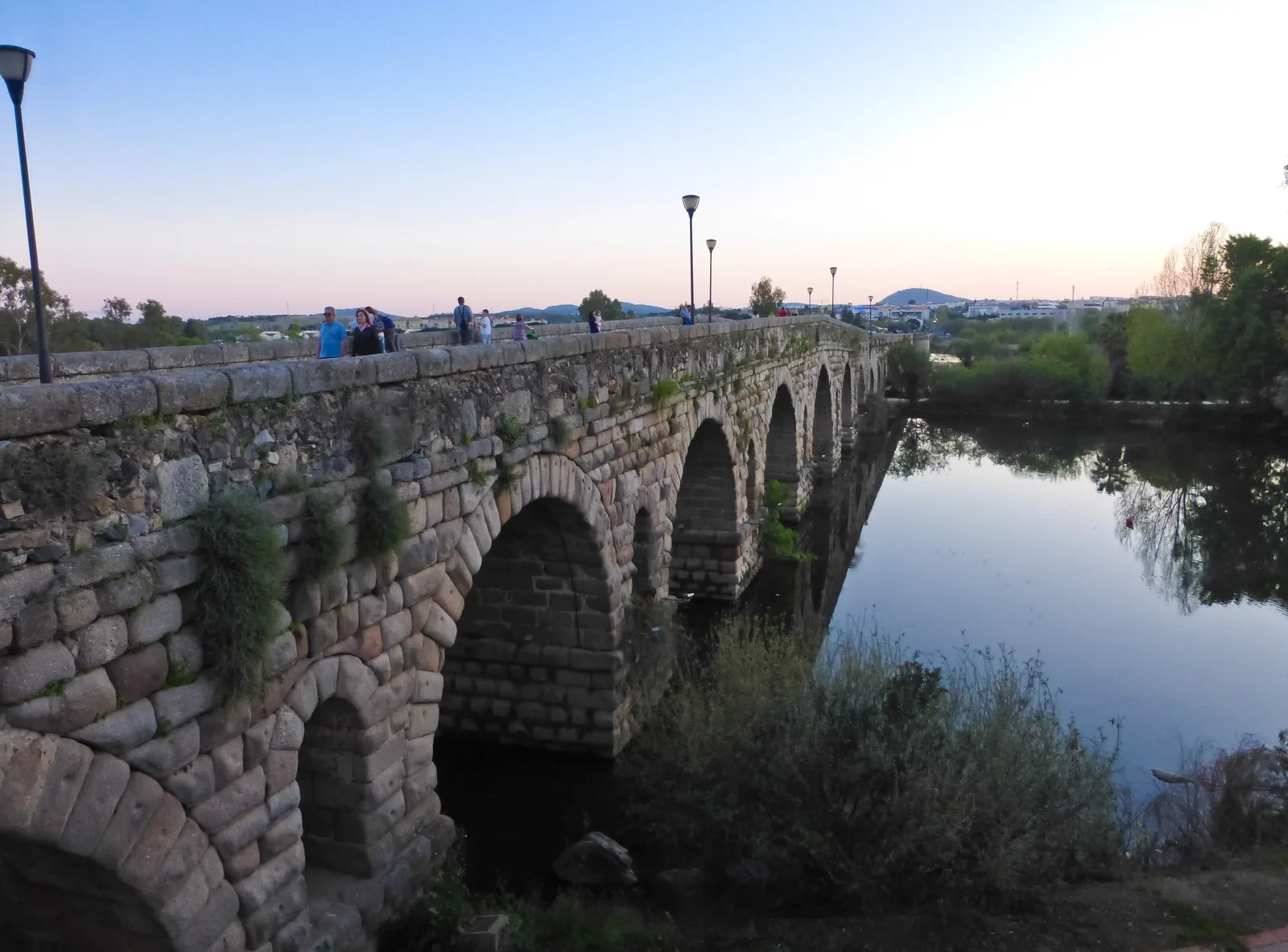 Puente romano sobre el Guadiana en Mérida