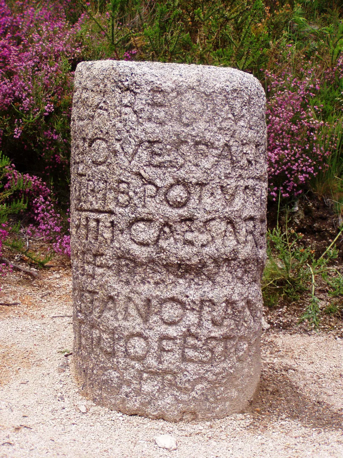 Miliario de la milla XXIX de la Vía Nova